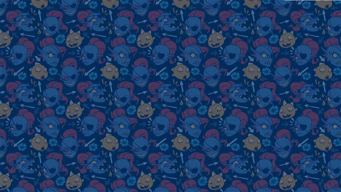 Undyne from Undertale Pattern 4K