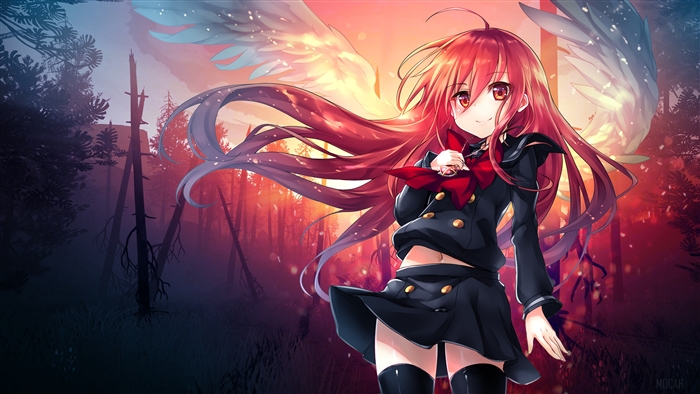 Shana from Shakugan no Shana, Fire Angel 4K