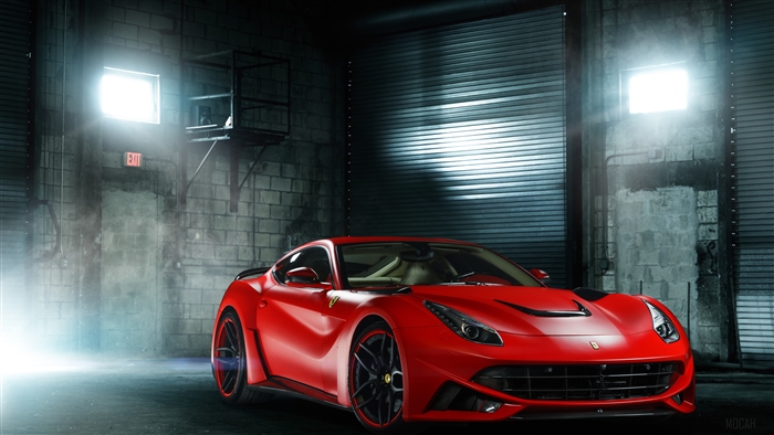 Red Ferrari F12 Wide Body by MC Customs 4K