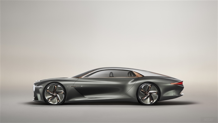 Bentley EXP 100 GT 2019 Concept Car Side View 4K