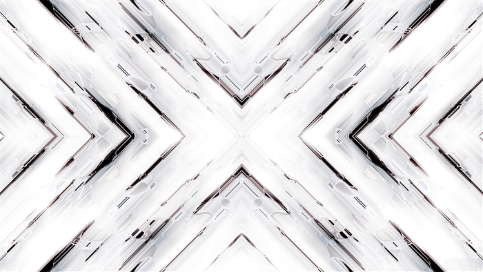 White Abstract Art Render 4K