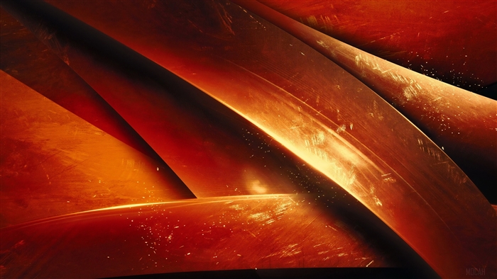 Orange Render Abstract