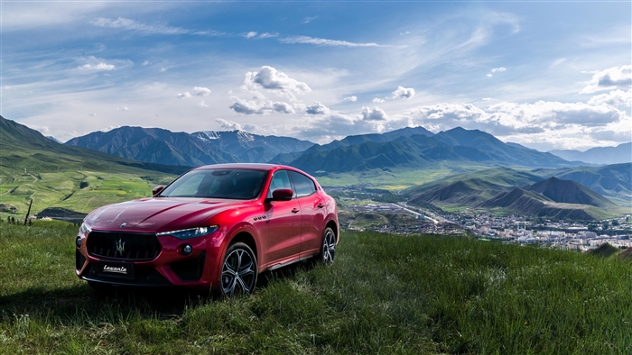 Red Maserati Levante Trofeo Launch Edition 2019 4K