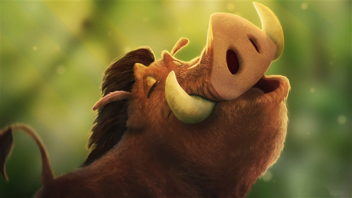 Pumbaa from The Lion King 4K
