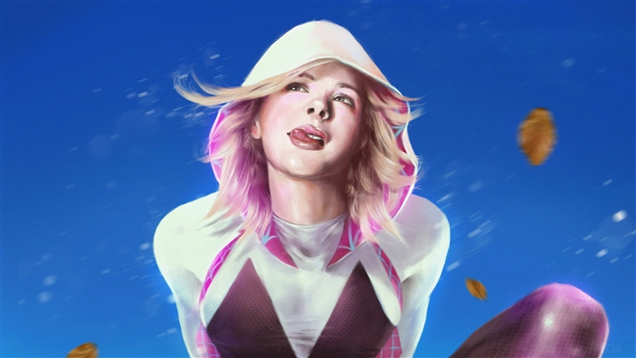 Gwen Stacy from Spider-Verse 4K
