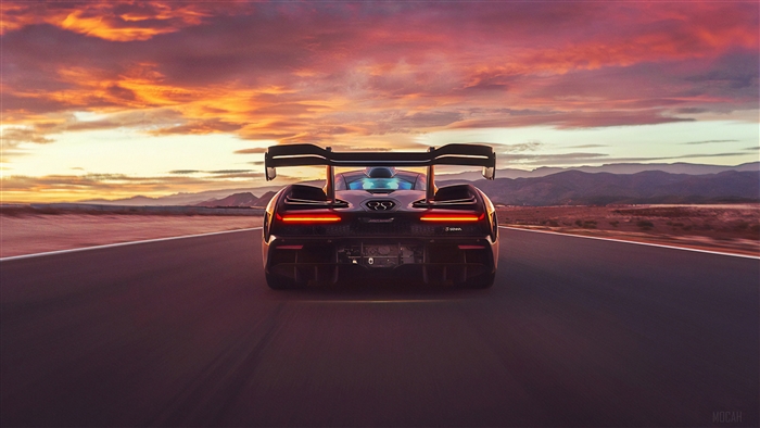 Mclaren Senna Rear View
