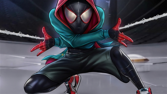 Miles Morales from Spiderman 4K