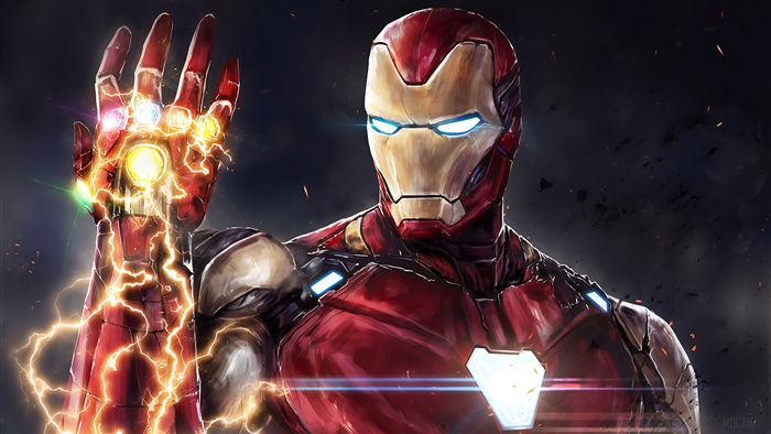 Iron Man with Infinity Gauntlet 4K