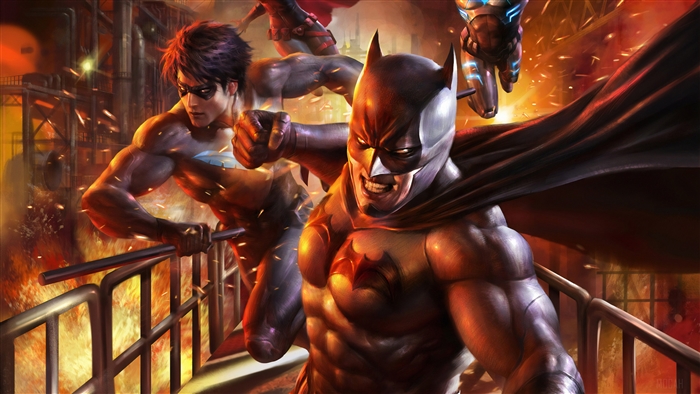 Batman and Nightwing from DC Comics 4K