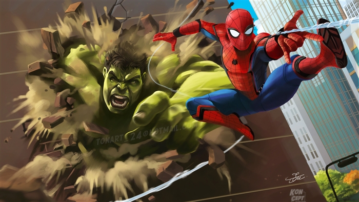 Hulk Vs Spiderman