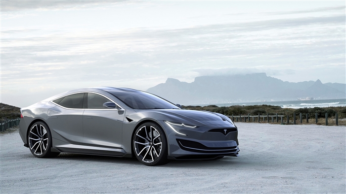 Tesla Model S II Electric Car 4K