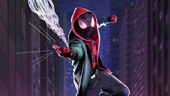 Miles Morales from Spider-Man Cosplay 4K