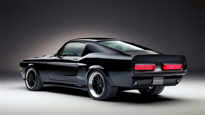 1967 Charge Cars Ford Mustang Rear View