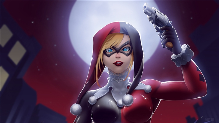 Harley Quinn with a Gun 4K