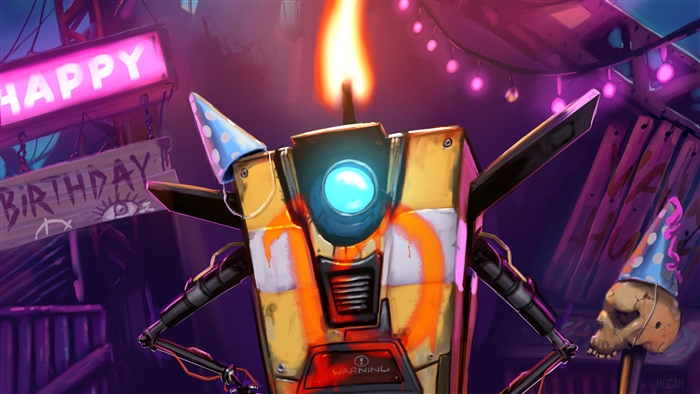 Claptrap from Borderlands 3 4K