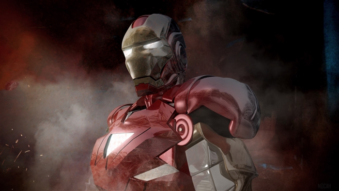 Artwork of Iron Man in 4K