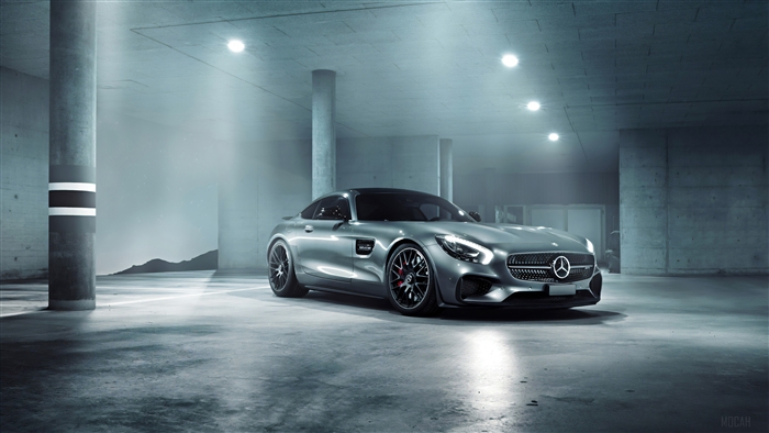 Grey Mercedes Benz Amg GT
