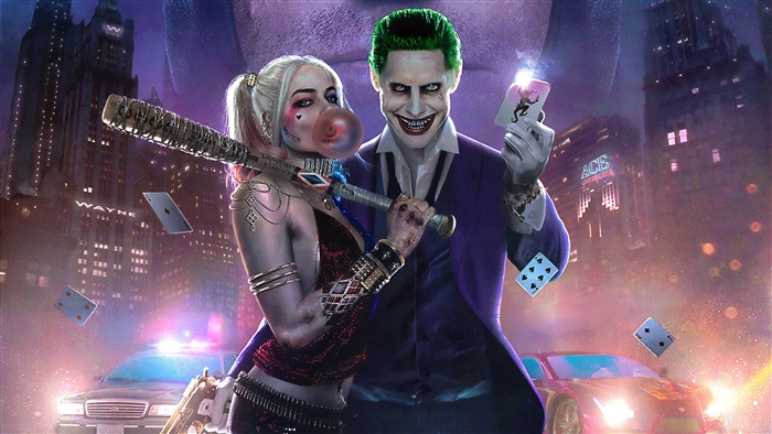 Joker and Harley Quinn from Batman 4K