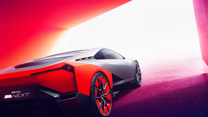 BMW Vision M NEXT 2019 concept car rear view 4K