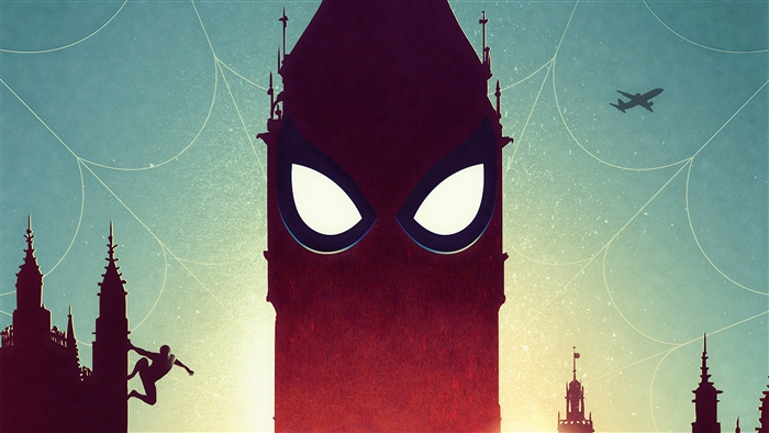 Spider-Man in London 4K