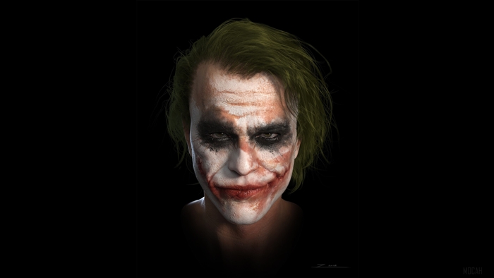 Joker from Batman Heath Ledger 4K Art