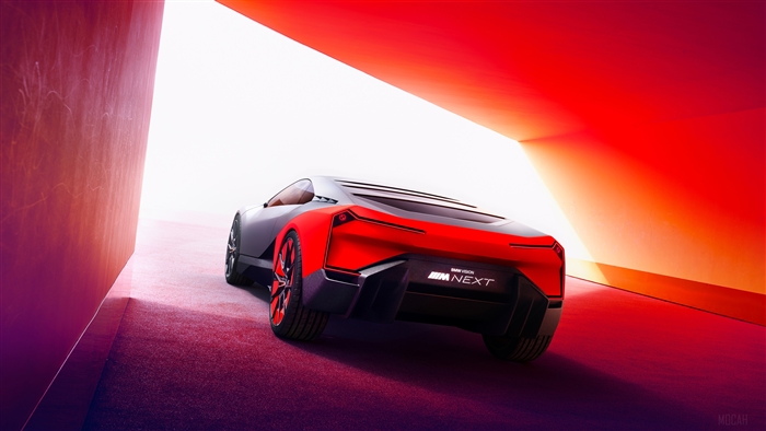 BMW Vision M NEXT concept car rear view
