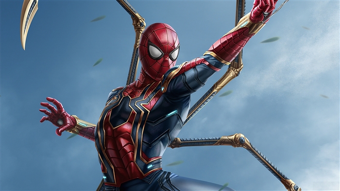 Spider-Man in Iron Spider Suit 4K