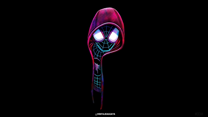 Spiderman with Red Hood 4K