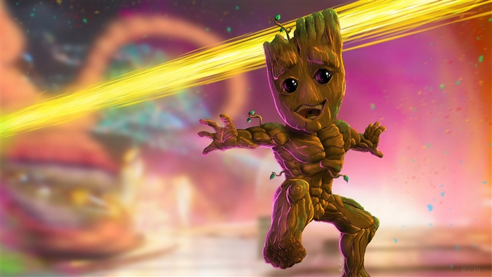 Baby Groot from Guardians of the Galaxy 4K