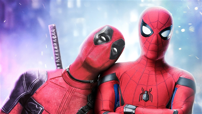 Deadpool And Spiderman Art