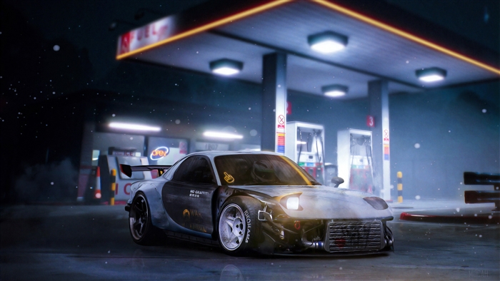 Mazda Rx7 Cgi Art