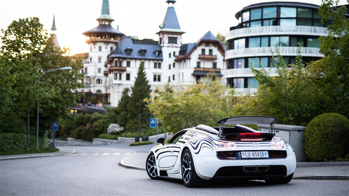 Bugatti Veyron Grand Sport Roadster 4K