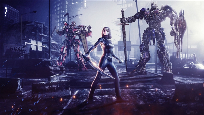 Alita from Alita: Battle Angel with Transformers