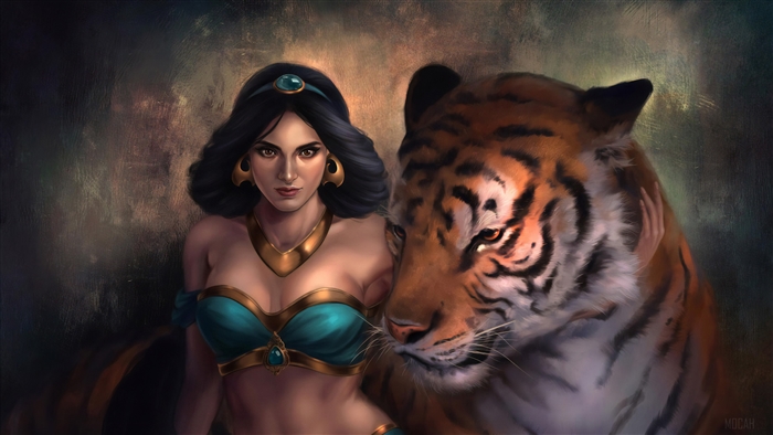 Princess Jasmine And Raja