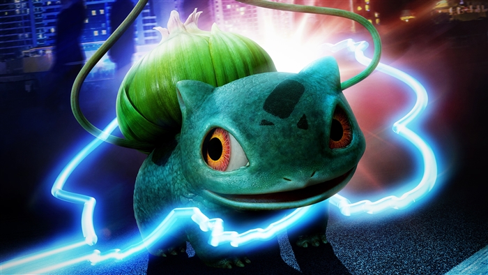 Bulbasaur from Detective Pikachu 4K