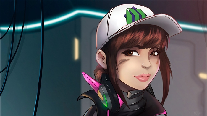 D.Va from Overwatch 4K