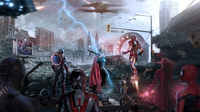 Avengers Assemble from Avengers Endgame 4K