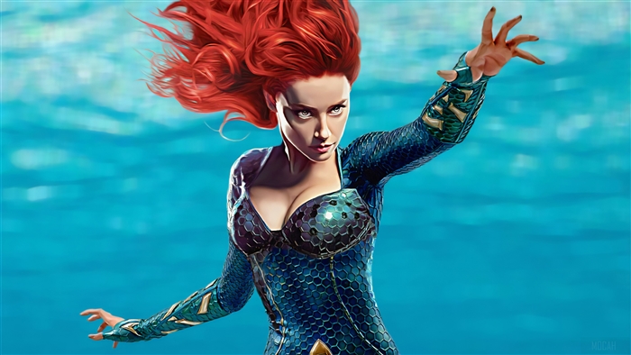 Amber Heard as Mera 4K Art