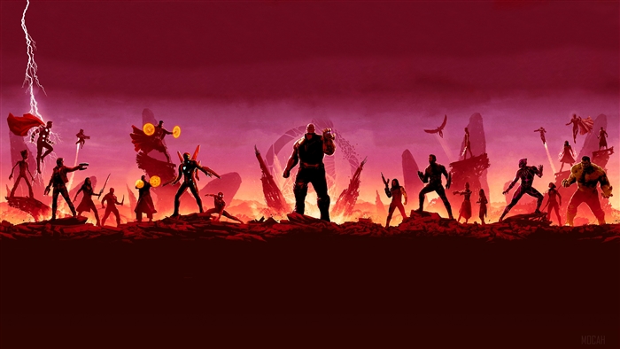 Avengers Infinity War Minimal Art
