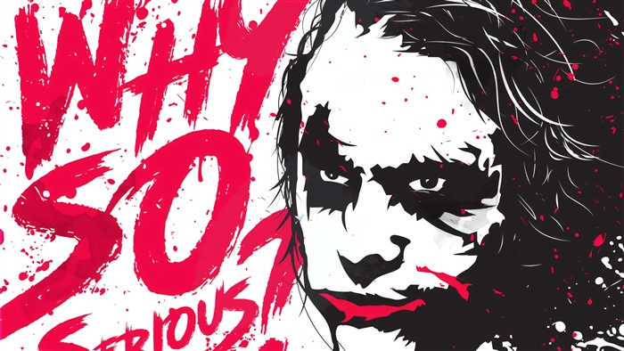 The Joker Why So Serious Digital Art 4K