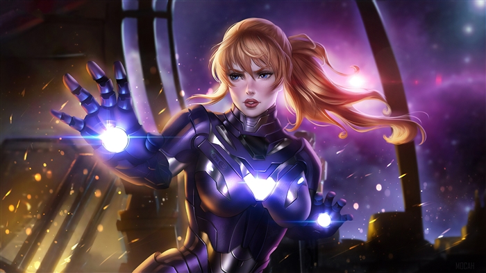 Pepper Potts in Rescue Armor 4K