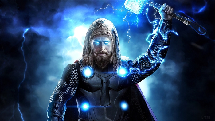 Thor from Avengers Endgame in Full Power 4K