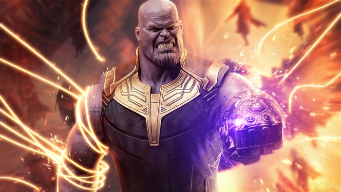 Thanos with Infinity Gauntlet 4K