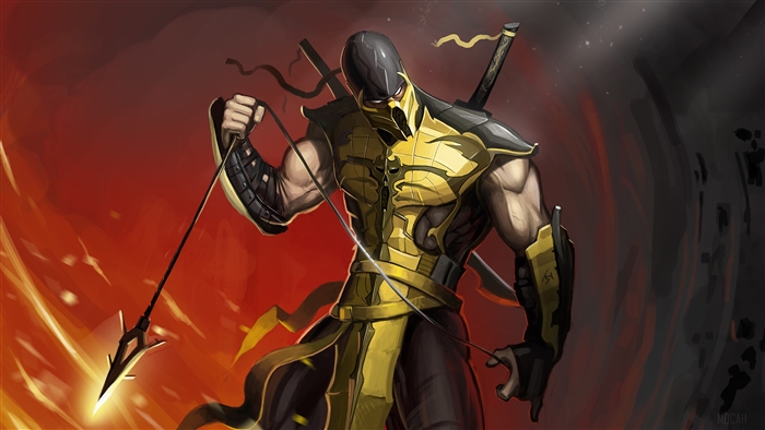 Scorpion from Mortal Kombat 4K