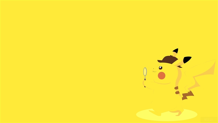 Detective Pikachu with Magnifying Glass 4K