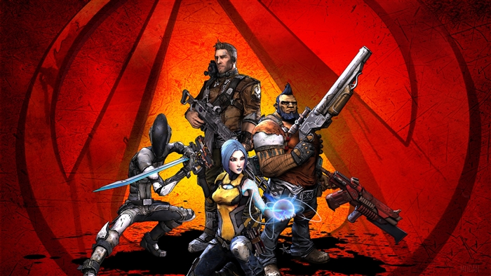 Borderlands 2 characters with guns