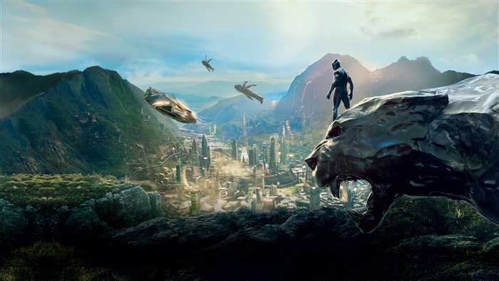 Black Panther in Wakanda