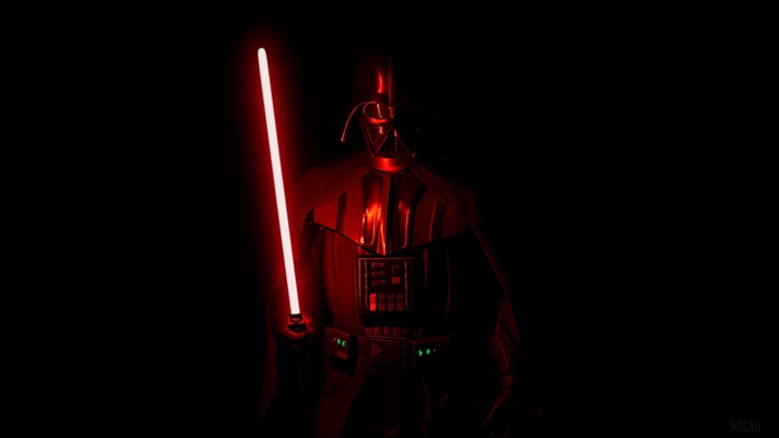 Darth Vader with Red Lightsaber 4K