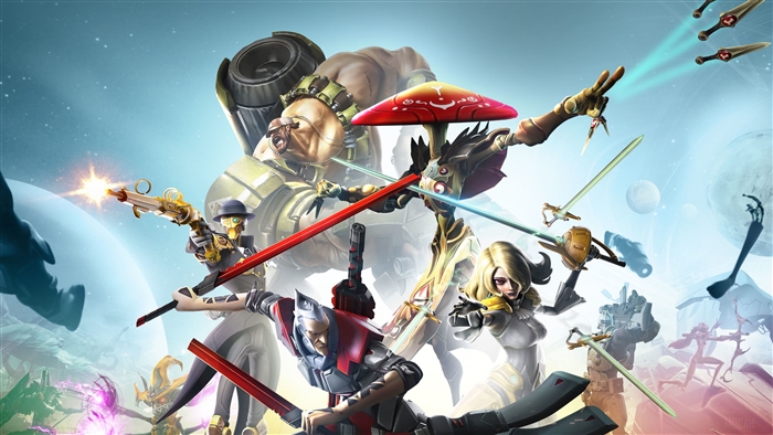 4K Battleborn characters in battle