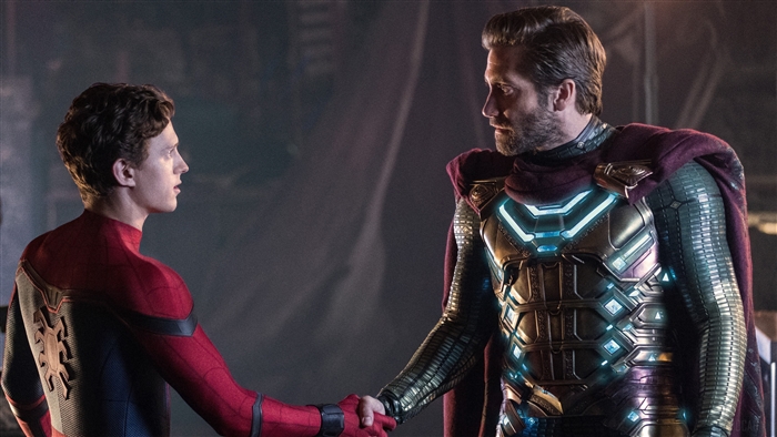 Spider-Man and Mysterio from Spider-Man: Far From Home 4K
